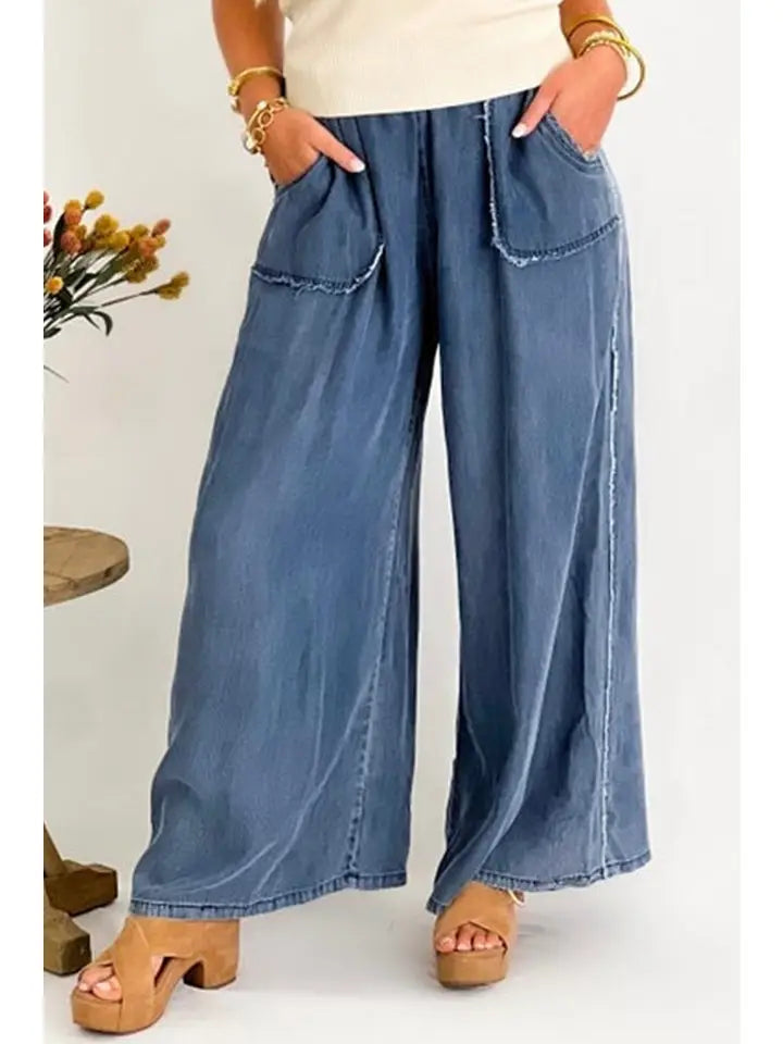 ✨Plus Size Chambray Pants✨