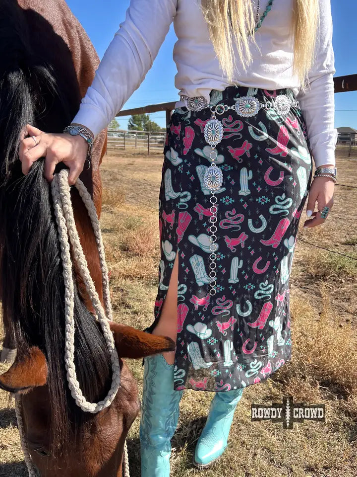 🌵 Western Sky Skirt