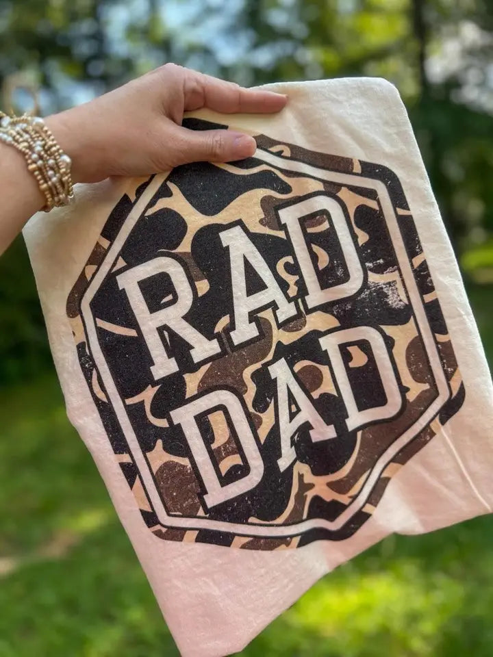 🧢 Camo Rad Dad Tee